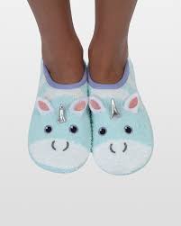 Snoozies - Womens Slippers - Mary Jane Socks