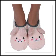 Snoozies - Womens Slippers - Mary Jane Socks