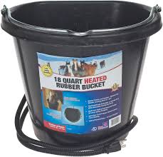 Heated Rubber Bucket - 18Quart