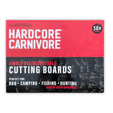 Hardcore Carnivore - Disposable Cutting Boards - 30/pack