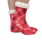 Snoozies - Women - Sherpa Lined Socks - Tie Dye