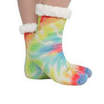 Snoozies - Women - Sherpa Lined Socks - Tie Dye