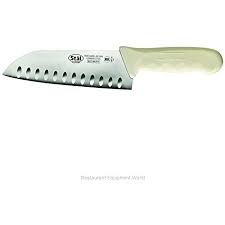 Winco Stal Santoku Knife 7"