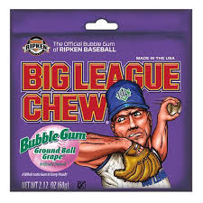 Gum - Big League Chew Bubble Gum