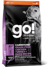 GO! - Dog Food -  Carnivore - Chicken, Turkey, & Duck - Senior - 22lb