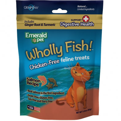 Emerald Pet - Feline Wholly Fish Digestive Health Treats