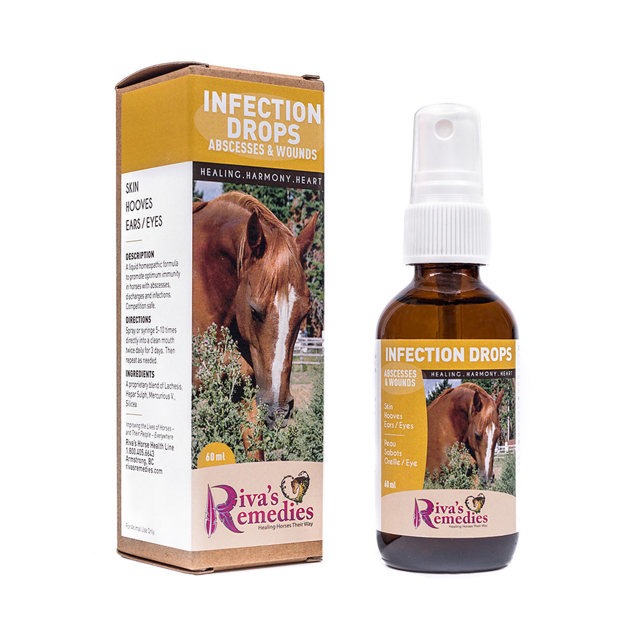 Riva's Remedies - Tissue Aid (Infection Drops) - Horse