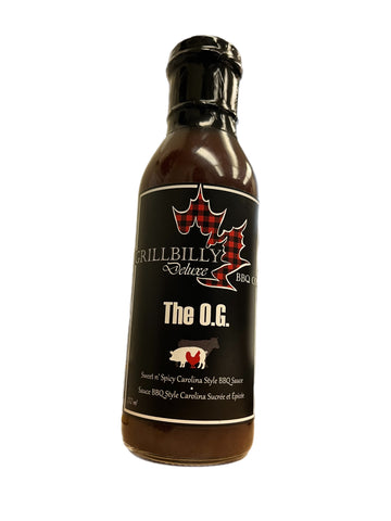 GrillBilly Deluxe - The O.G. (Original) BBQ Sauce - 350 ml