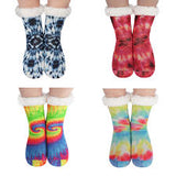 Snoozies - Women - Sherpa Lined Socks - Tie Dye