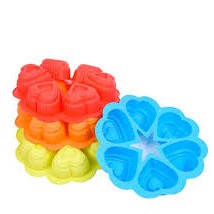 Soap Mold - Heart Shaped 6 Cavity Mold * SALE-BUY 1 GET 1 FREE*