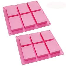 Soap Mold Rectangular 6 cavity