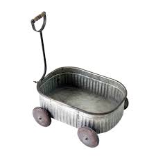 Giftware - Metal Wagon Planter