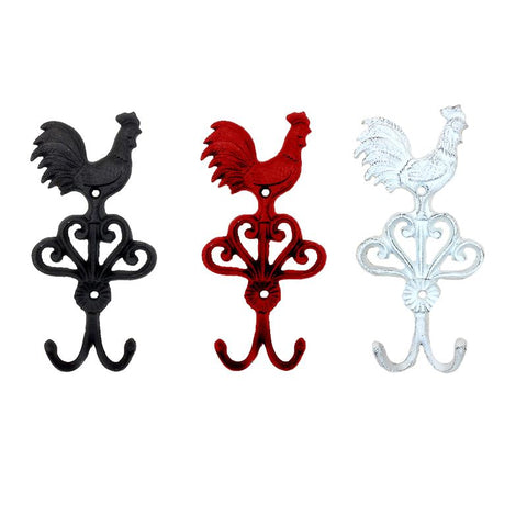 Giftware- Cast Iron Rooster Hook