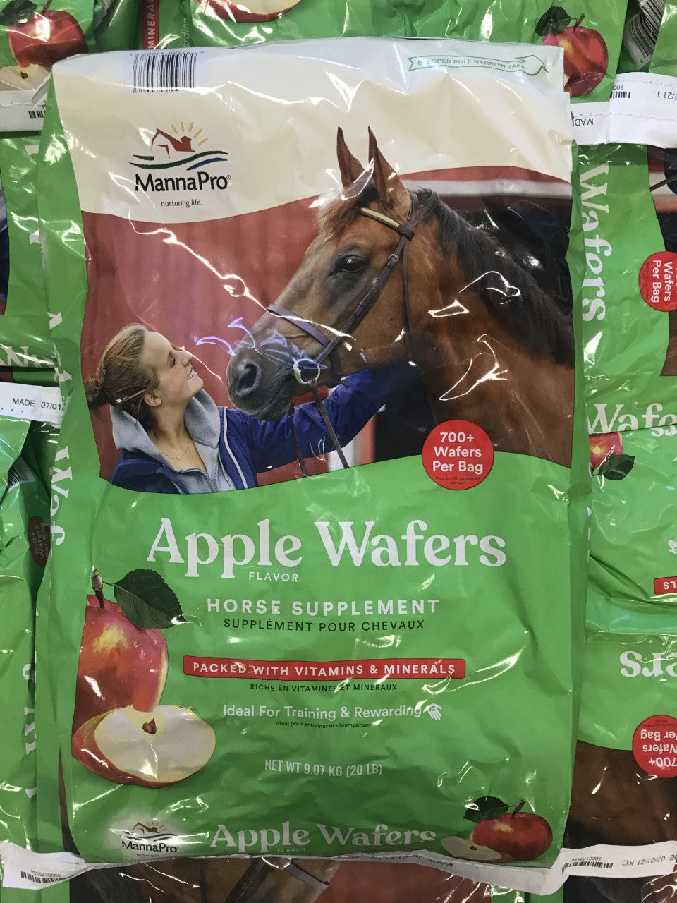 Manna Pro - Apple Wafers - 20lb