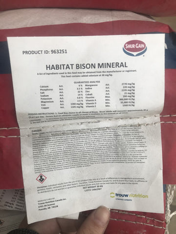 Hi-Pro - Habitat Bison Mineral - (Special Order)