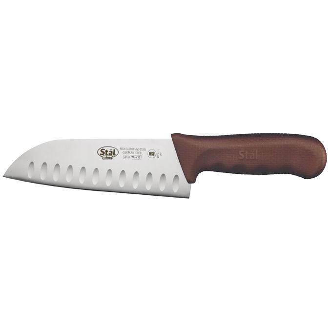 Winco Stal Santoku Knife 7"