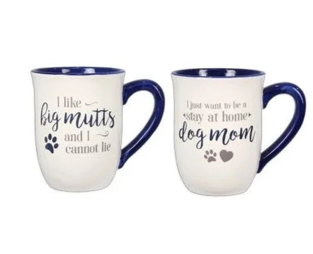 Ceramic Dog Mugs Assorted